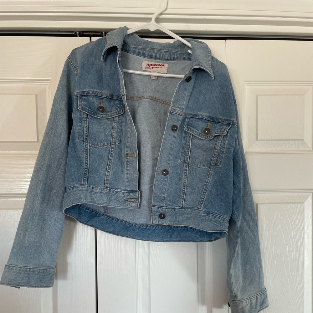 Jean Jacket Crop Top